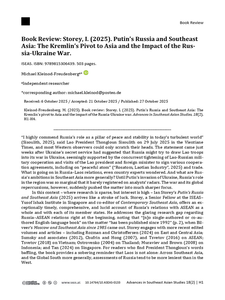 BR Kleinod | PDF | Russia | World Politics