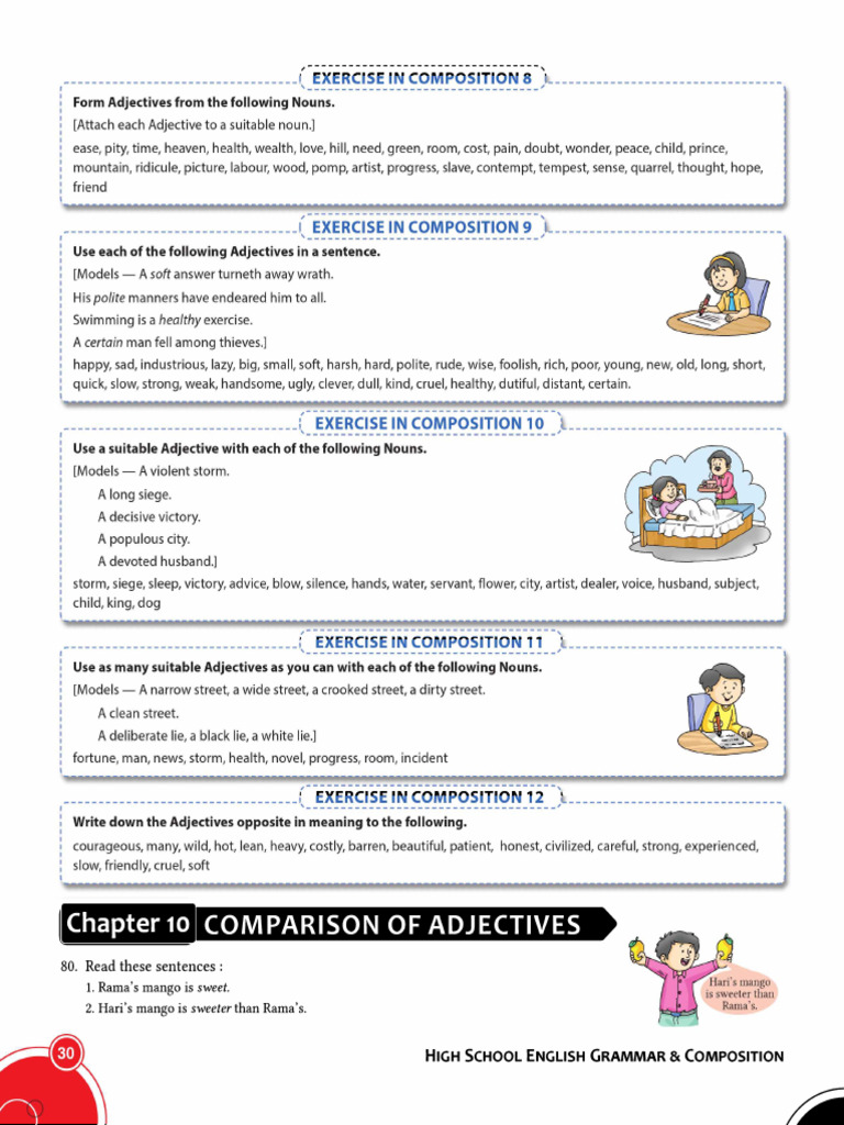 Degrees of Comparison | PDF | Adjective