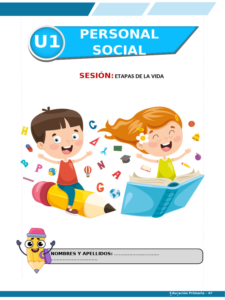PS 6° - FICHA 01 DE ABRIL | PDF | Adolescencia | Adultos
