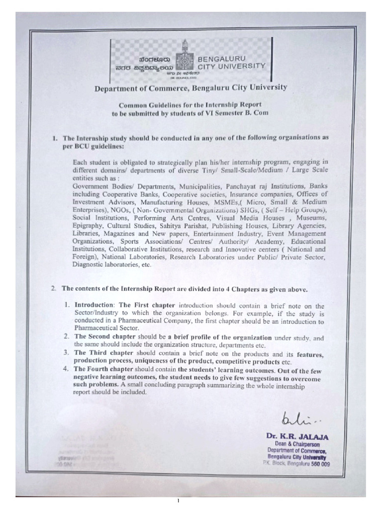 Internship Report VI Sem | PDF