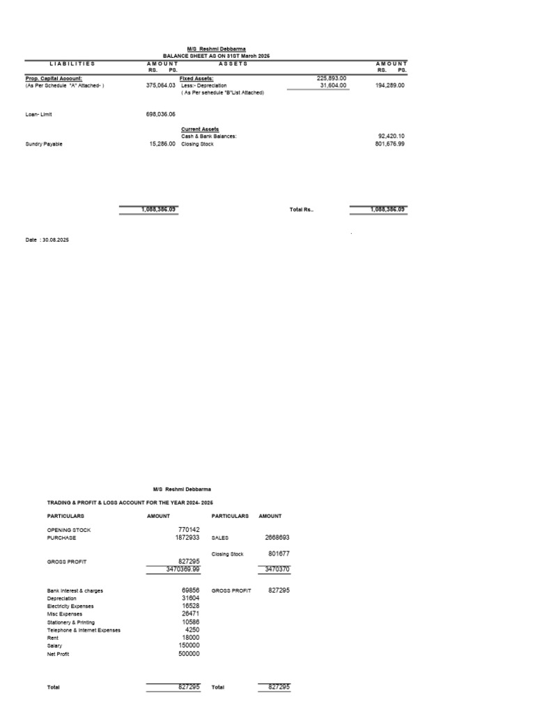 BS25 2025 | PDF | Expense | Depreciation