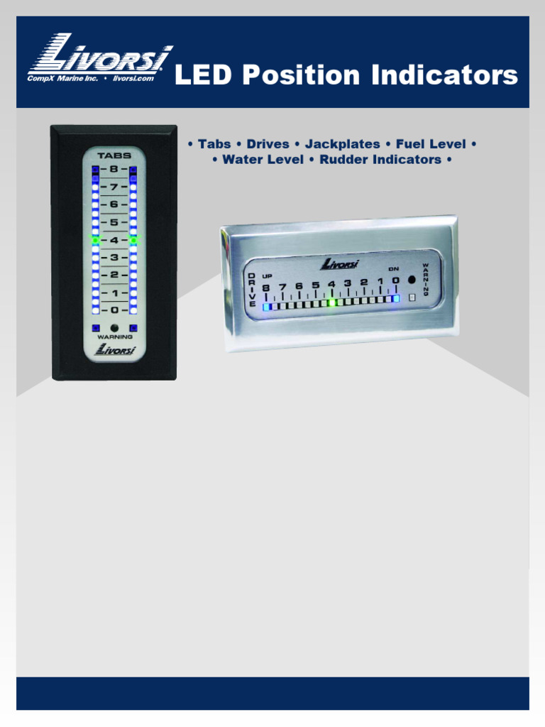 Livorsi Led Position Indicator | PDF | Light Emitting Diode ...