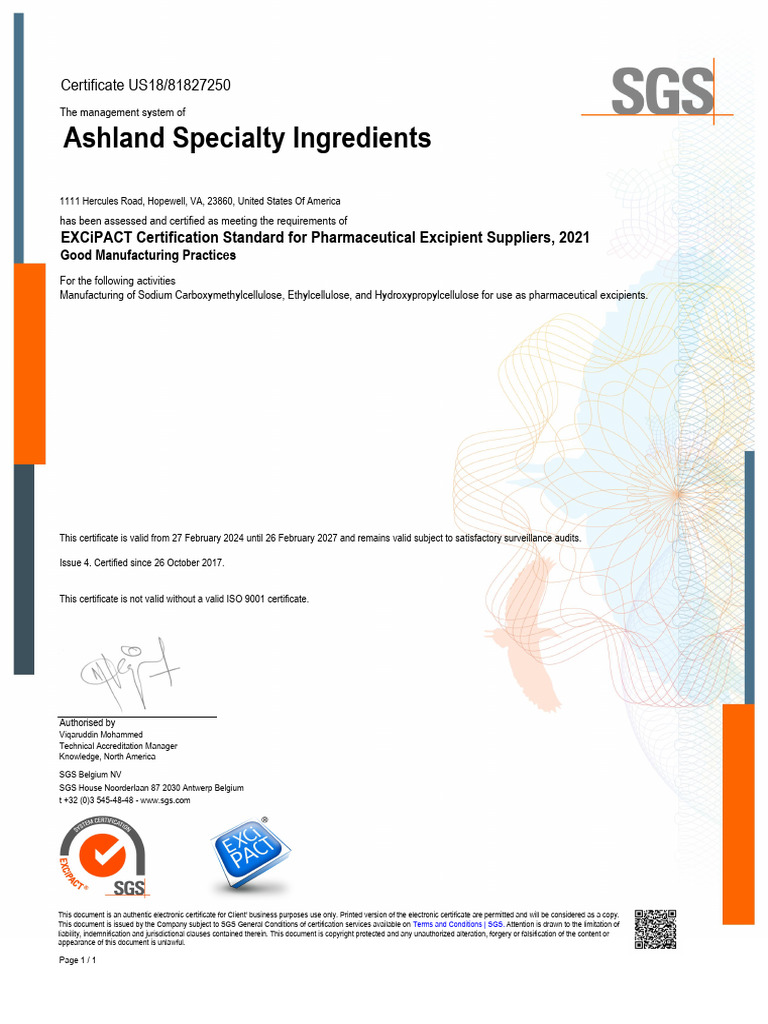 EXCIPACT Certificate Hopewell - LS Valid To 26.02.2027 | PDF