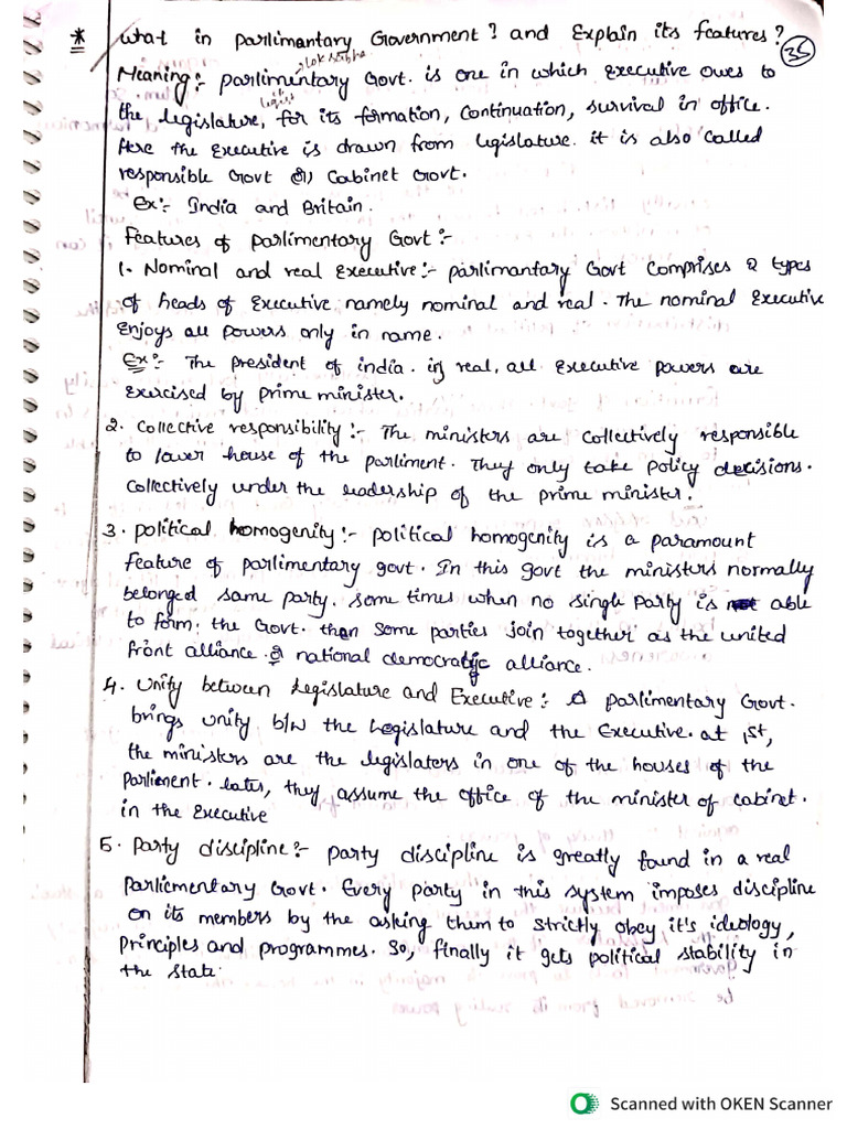 Political Science Notes | PDF