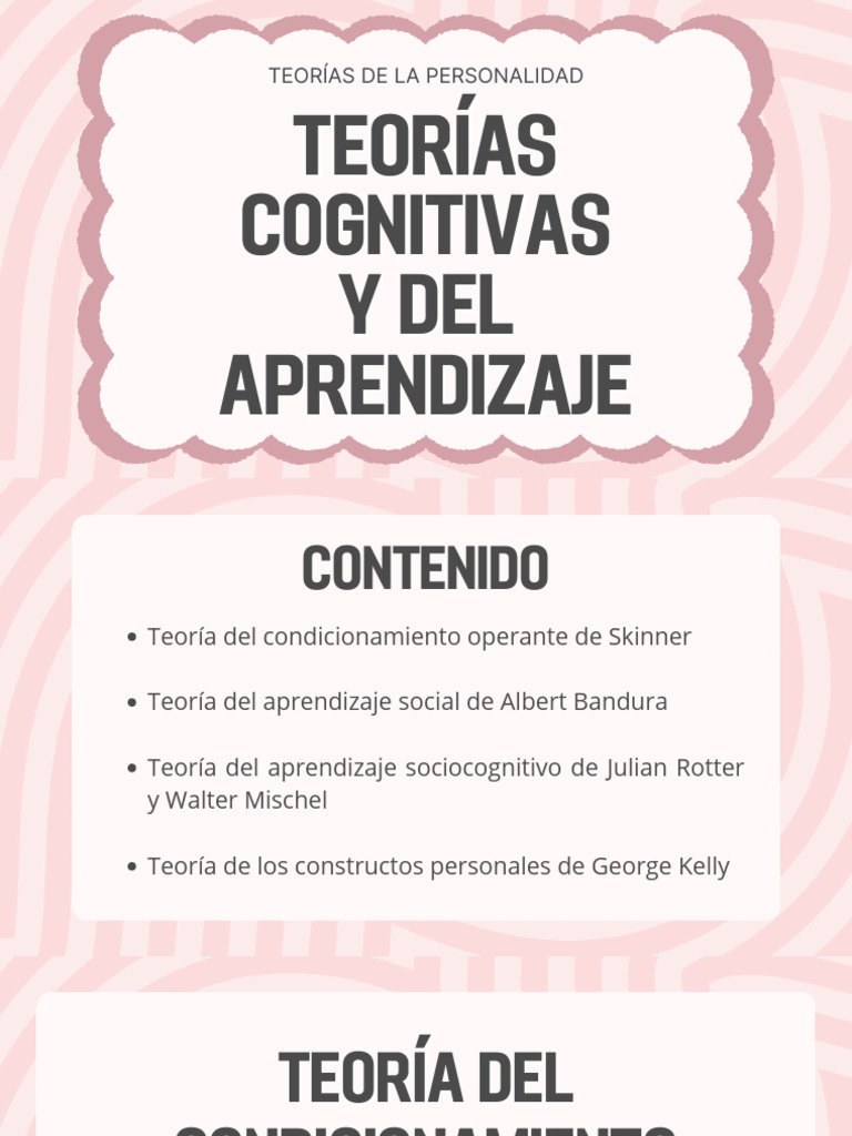 Teorías Cognitivas y Del Aprendizaje - 20260210 - 144722 - 0000 | PDF ...