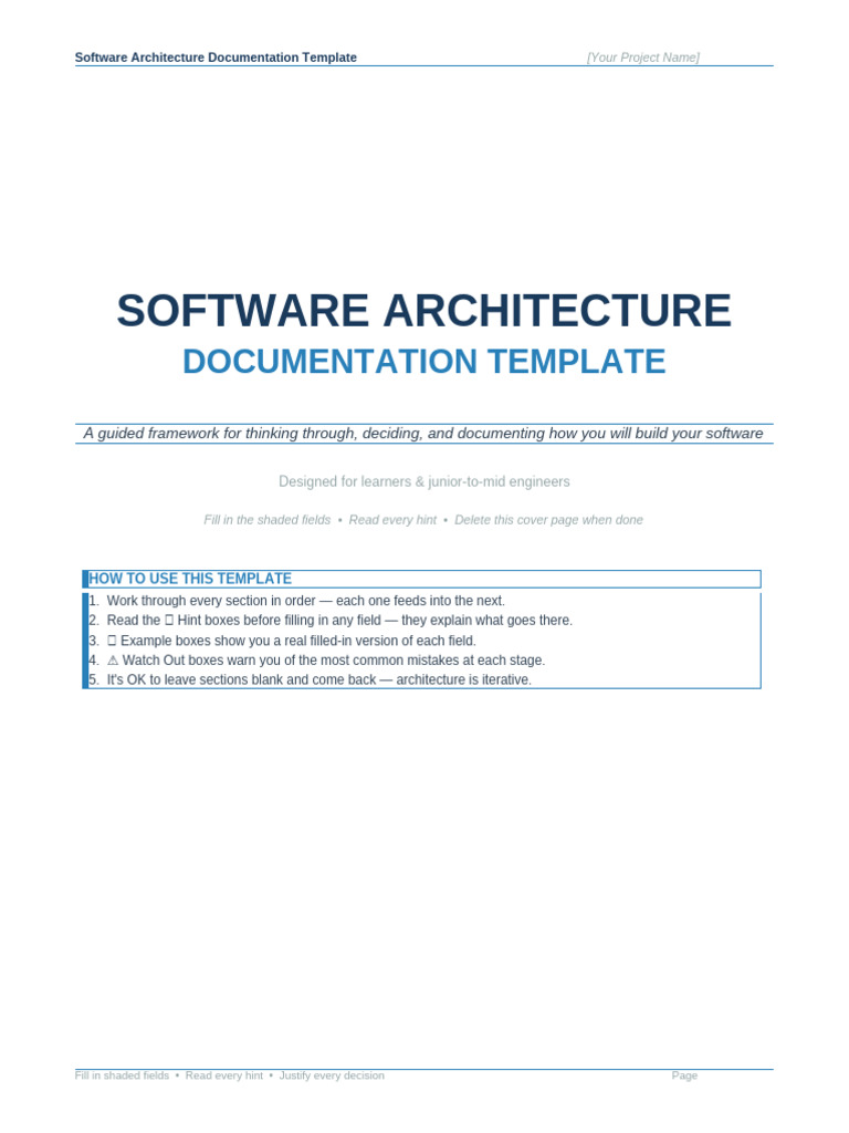 Architecture Template | PDF | Computing | Information Technology