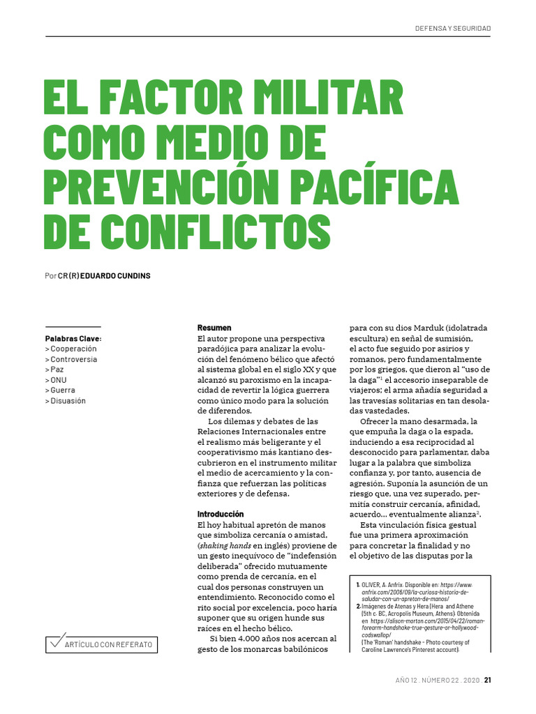 Visión Conjunta 22-2020 Cundins | PDF | Naciones Unidas | Relaciones ...