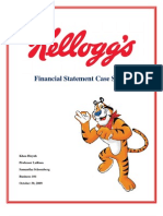 Kellogg's Financial Statement Case Study