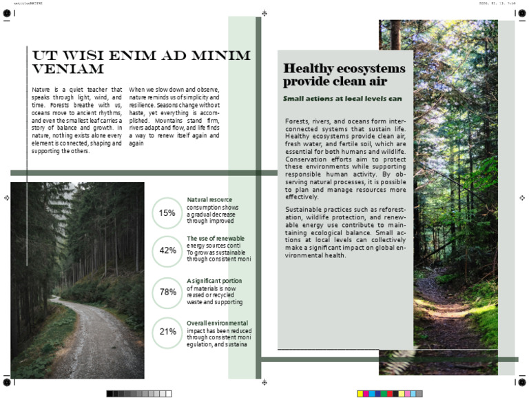 Untitled Nature | PDF | Sustainability | Nature