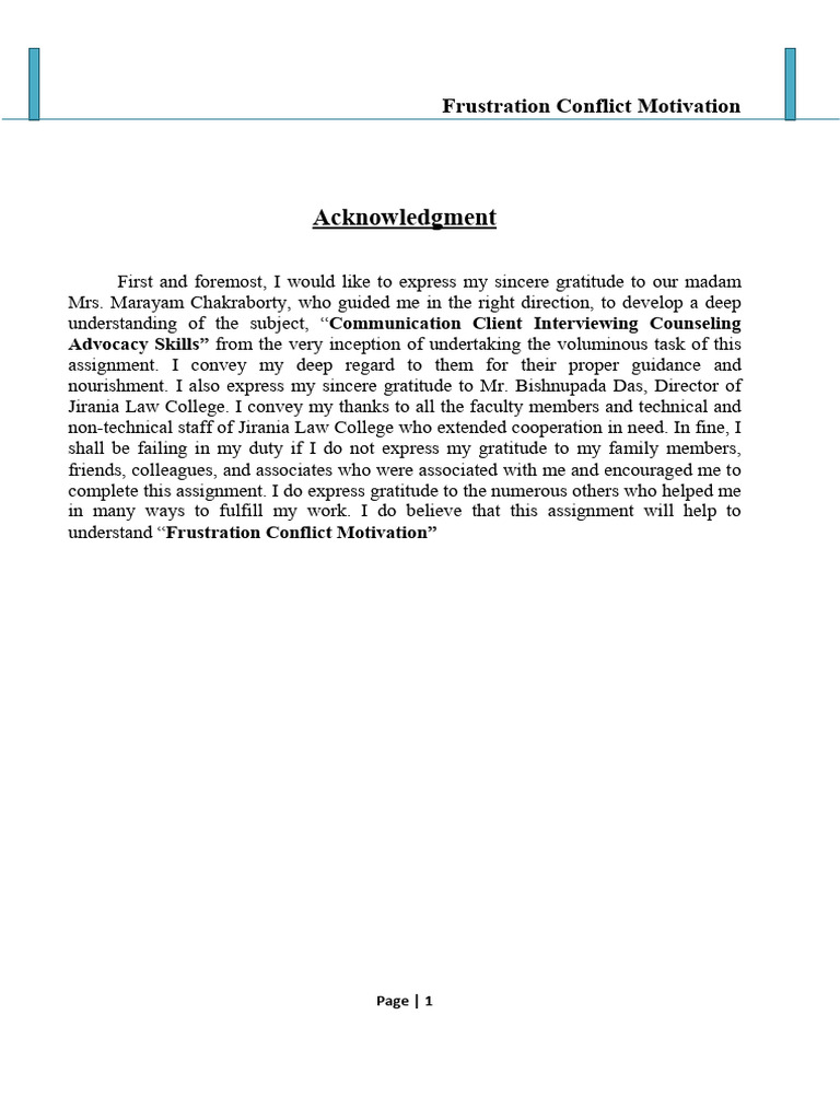 Communication Assignment | PDF | Motivational | Motivation