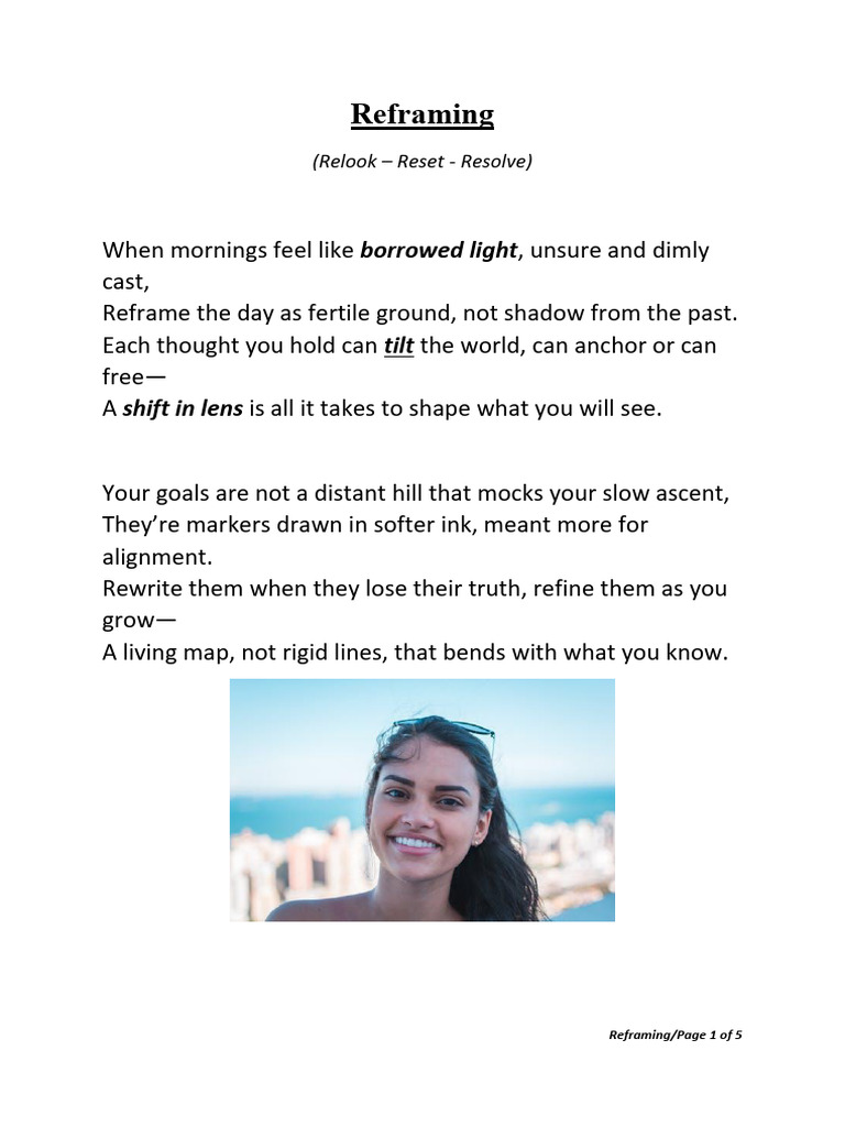 Reframing | PDF