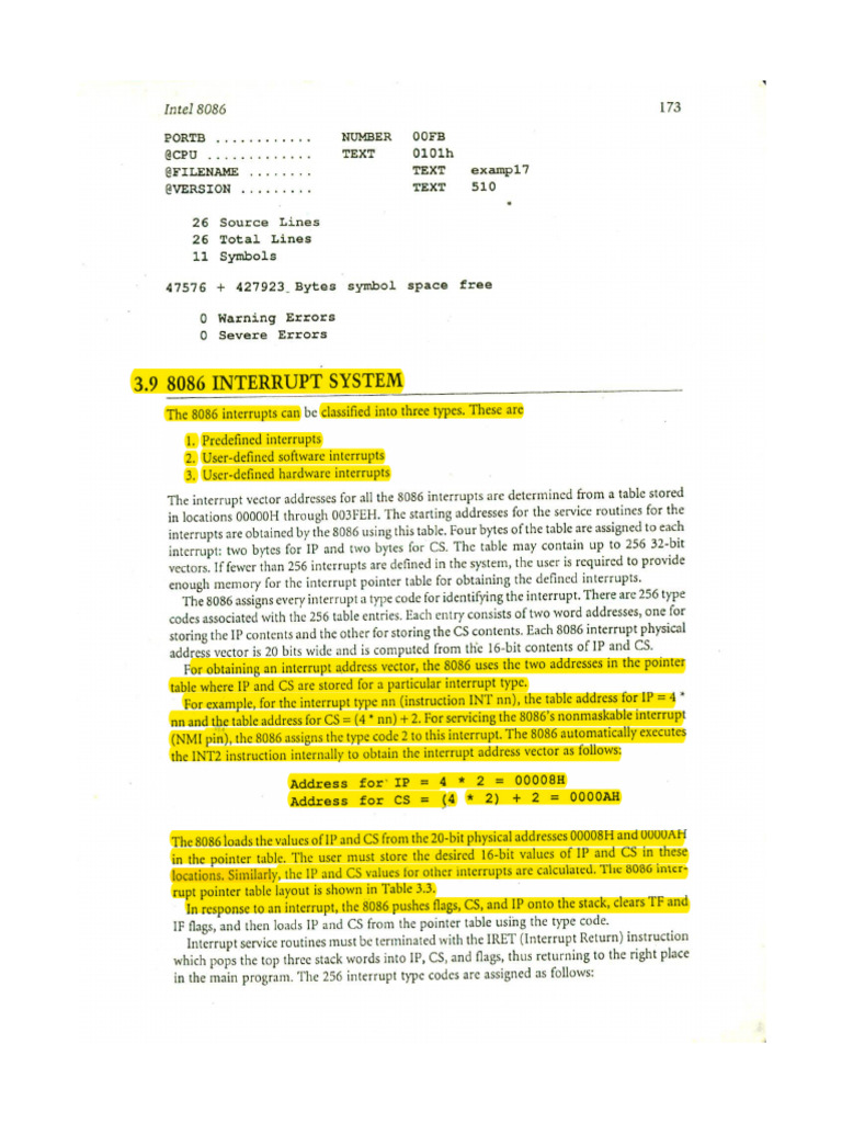 8086 Interrupt From Rafiquzzaman | PDF