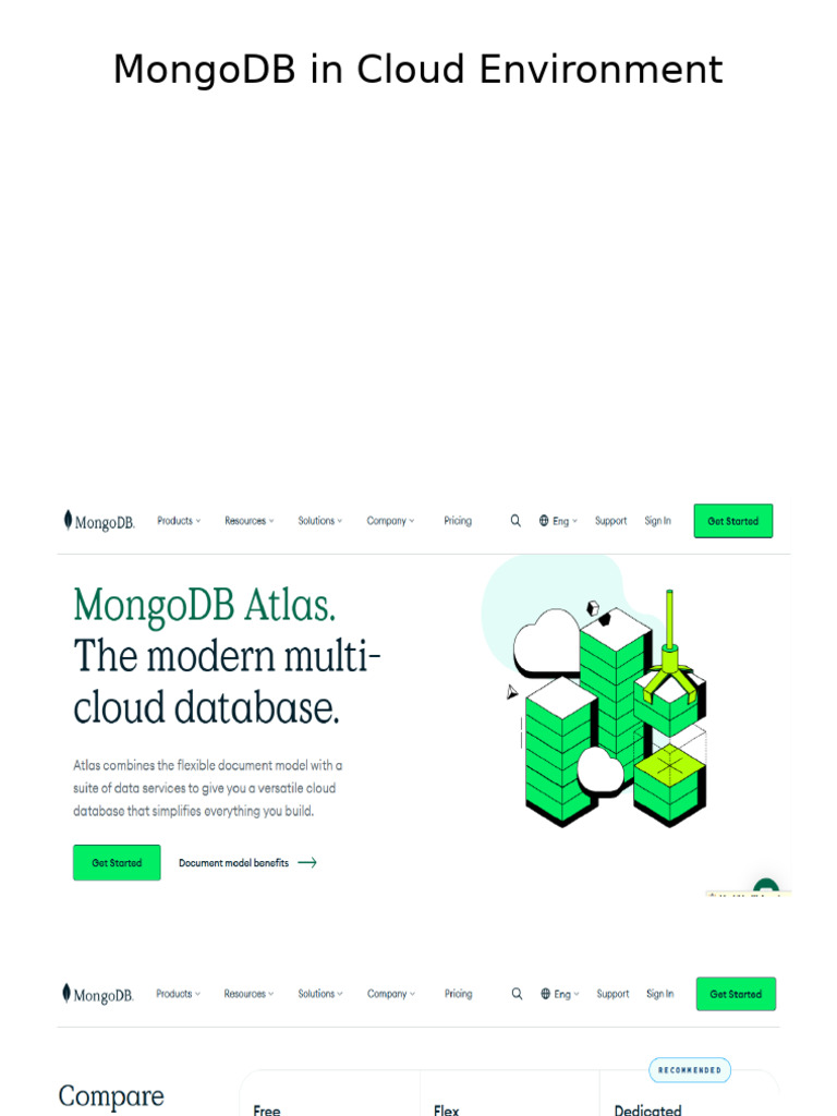Mongodb Cloud | PDF