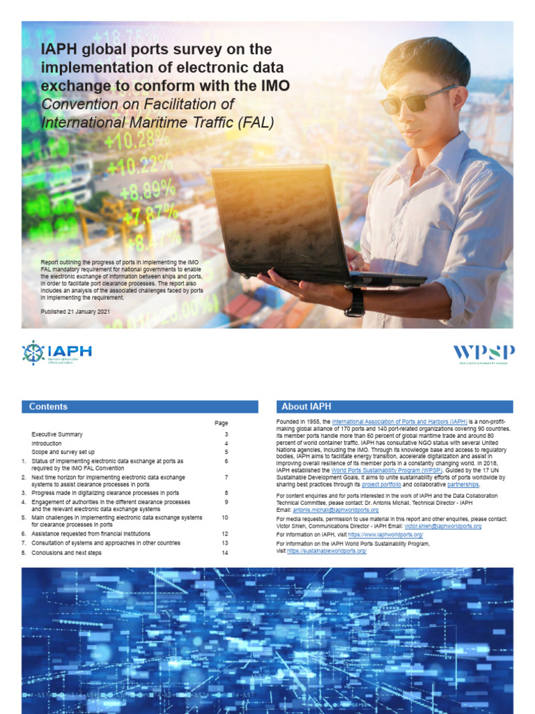 IAPH-FAL-Survey On Port Digitalization - Jan 2021 | PDF | Port