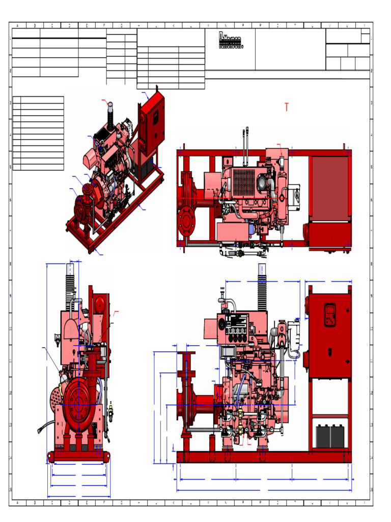 Dimension Pompe PATTERSON 750 GPM | PDF | Machines | Mechanical Engineering