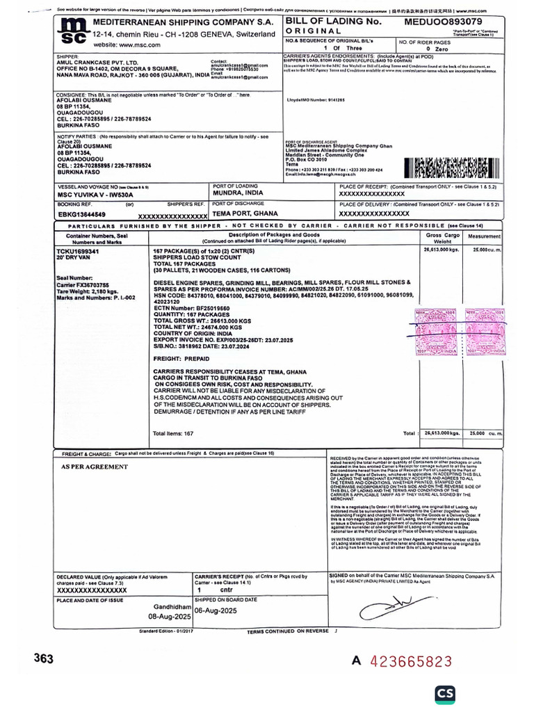 Obl Exp - 003 - 25-26 | PDF