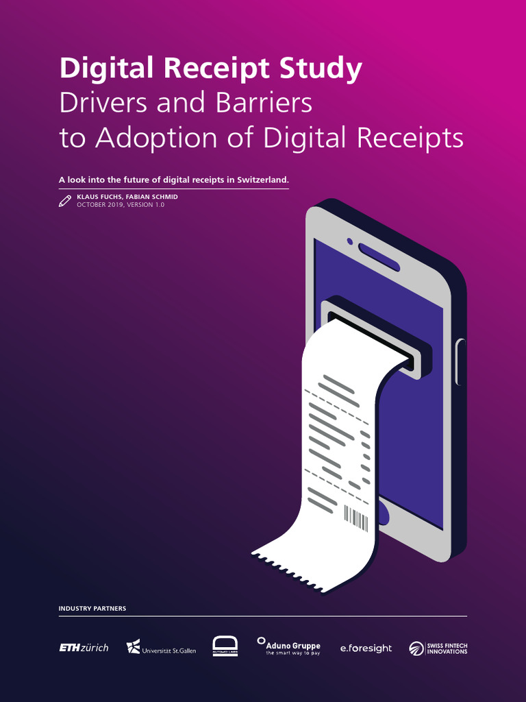 None - Digital Receipts Study A4 - v12 | PDF | Receipt | Point Of Sale