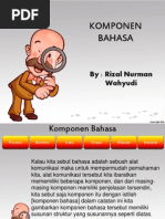 Download Komponen Bahasa by Rizal Nurman Wahyudi SN101687368 doc pdf