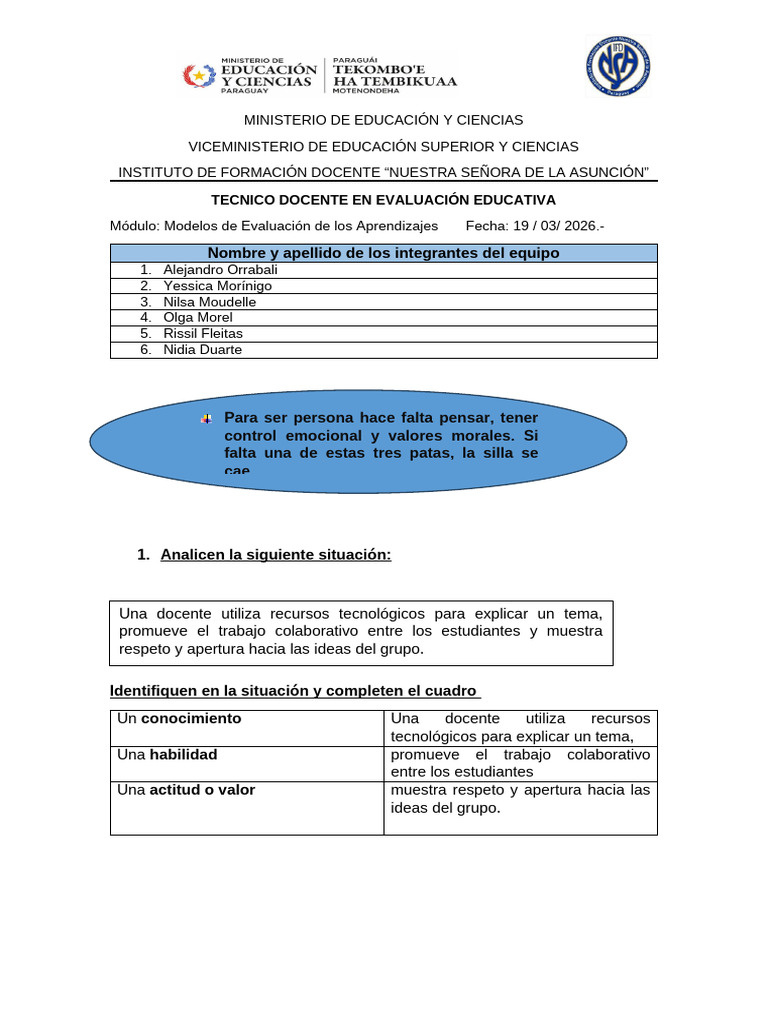 Trabajo 3 Modelos B - 19 de Marzo 2026 Final | PDF | Aprendizaje ...