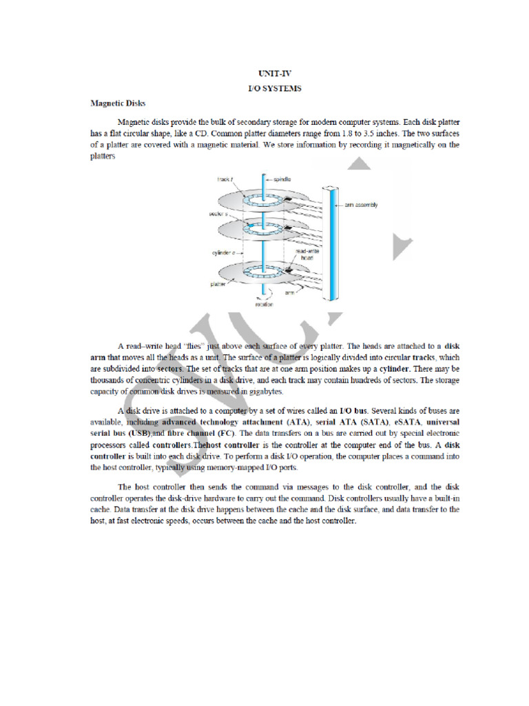 Operating System Fourth Unit Notes | PDF