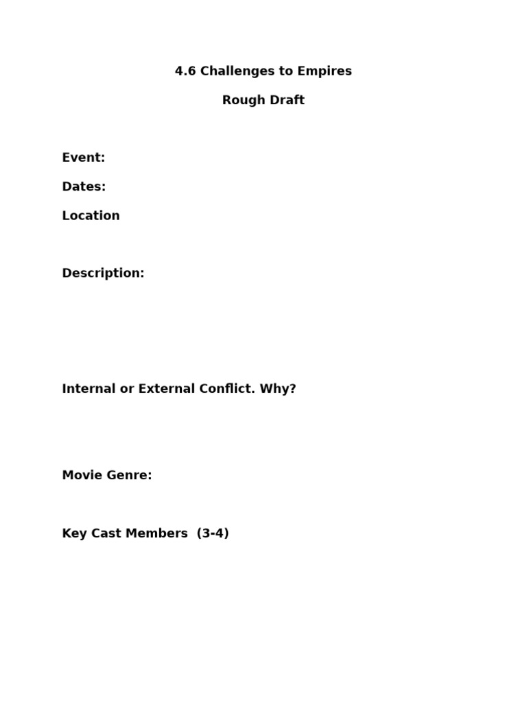 4.6 Rough Draft | PDF