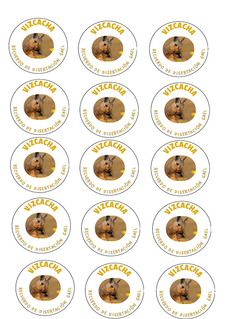 Stickers Vizcacha | PDF