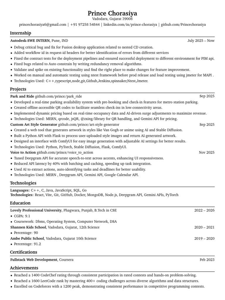 Chorasiya Prince | PDF | Software Engineering | Software