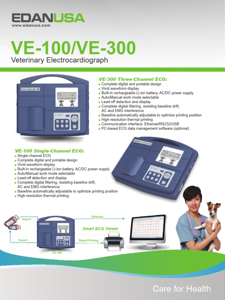 Electrocardiografo Edan Ve300 | PDF