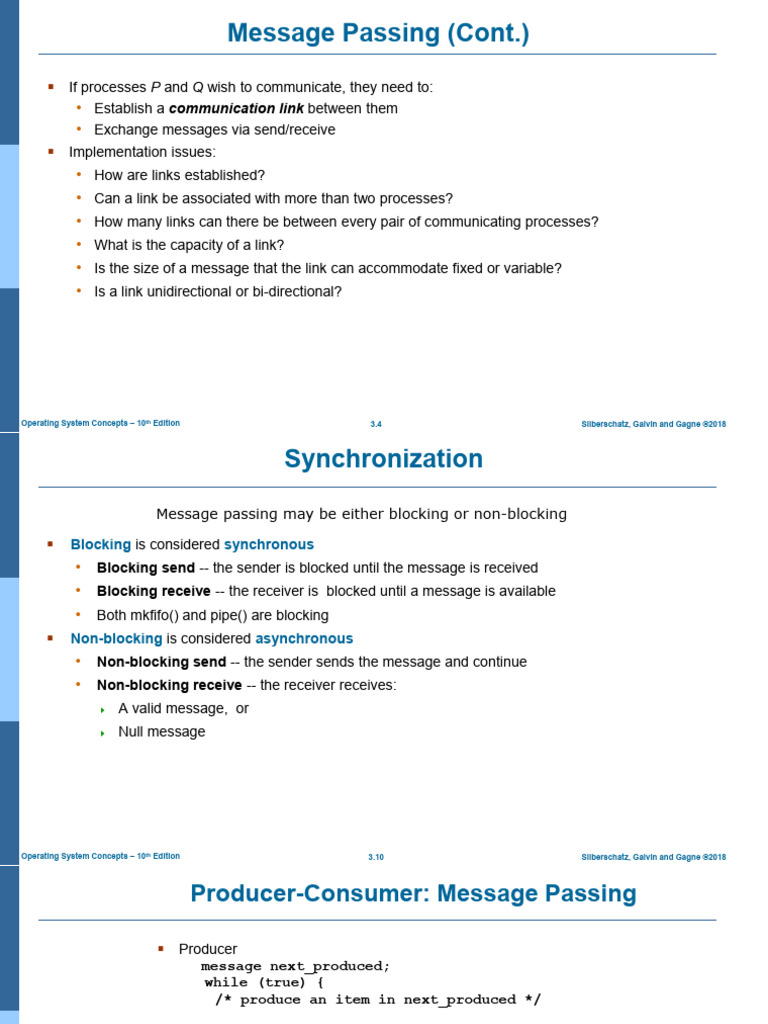 CH 3 - Processes - Part IV | PDF | Port (Computer Networking) | Network ...