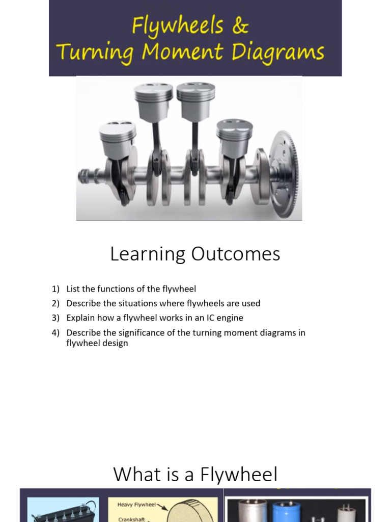 13 - Dynamics II - Flywheel Design and Turning Moment Diagram | PDF ...