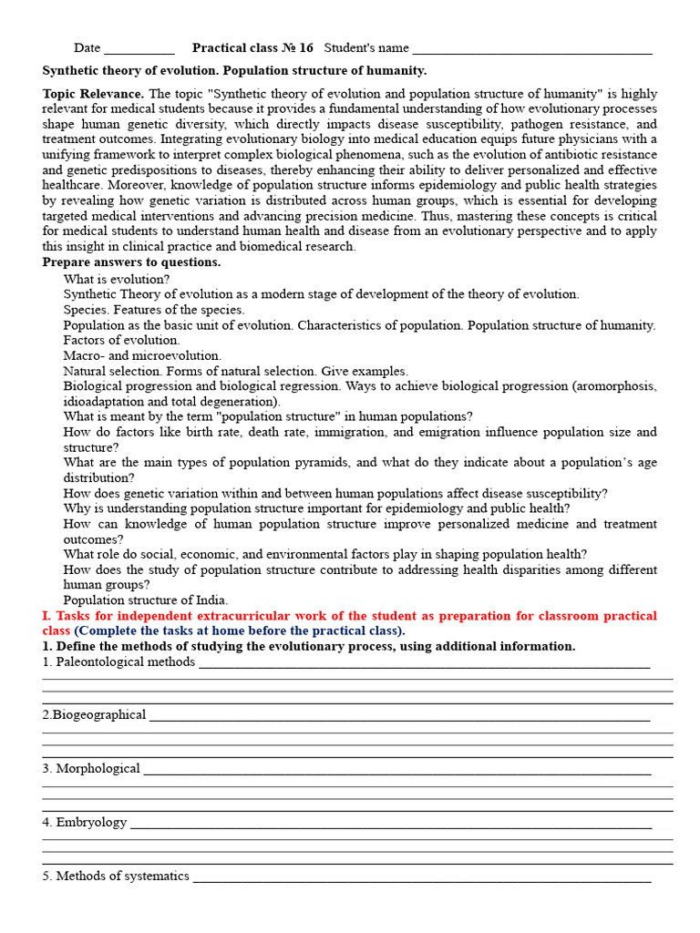 Class 16 Evolution | PDF | Zygosity | Natural Selection