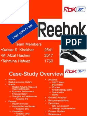 reebok history pdf