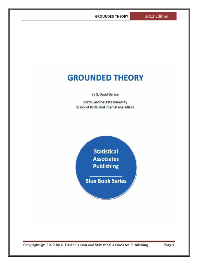 Grounded Theory | PDF | Regression Analysis | Statistics