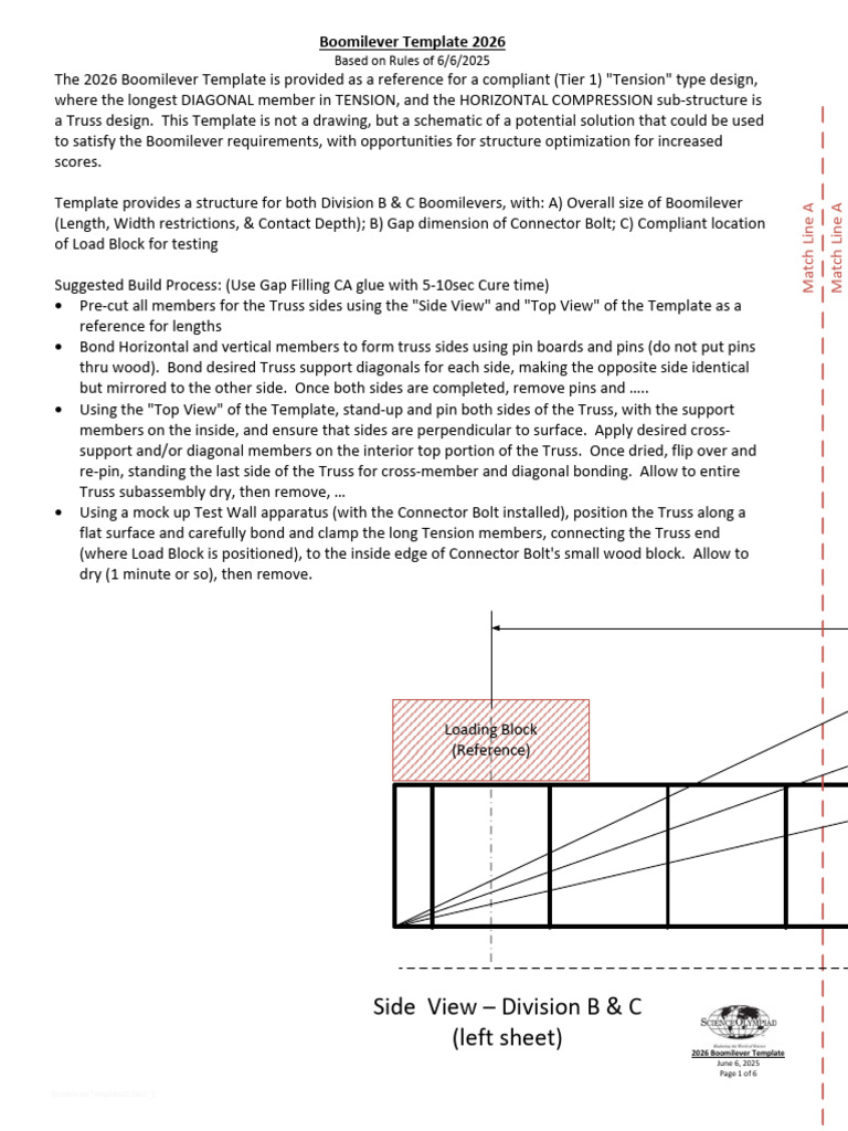 BoomileverTemplate2026v2 2 0 | PDF | Truss | Wood