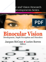Binocular Vision Development, Depth Perception and Disorders