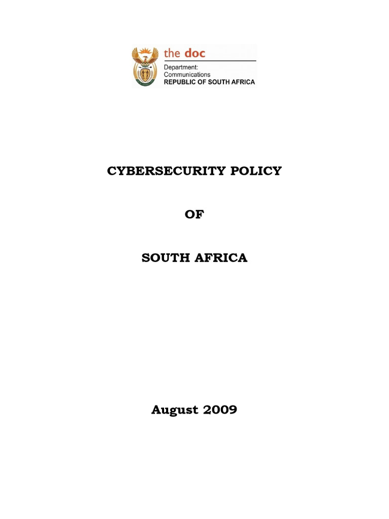 Cyber Security Policy Draft | PDF | Computer Security | Security