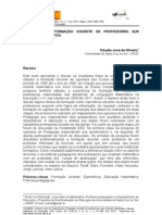 educaçao e matemática em pedagogia