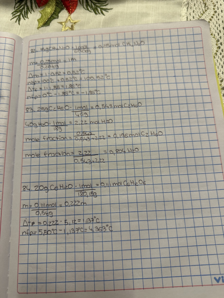 Chem Homework 7 | PDF