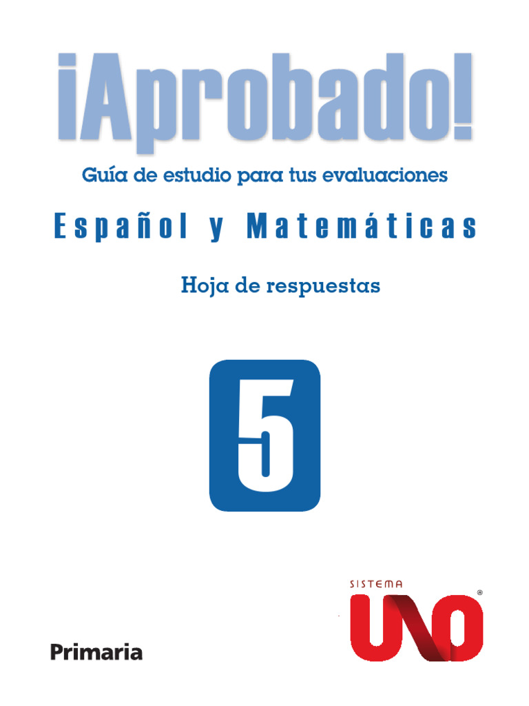 Respuestas Espanol Mate 5 | PDF