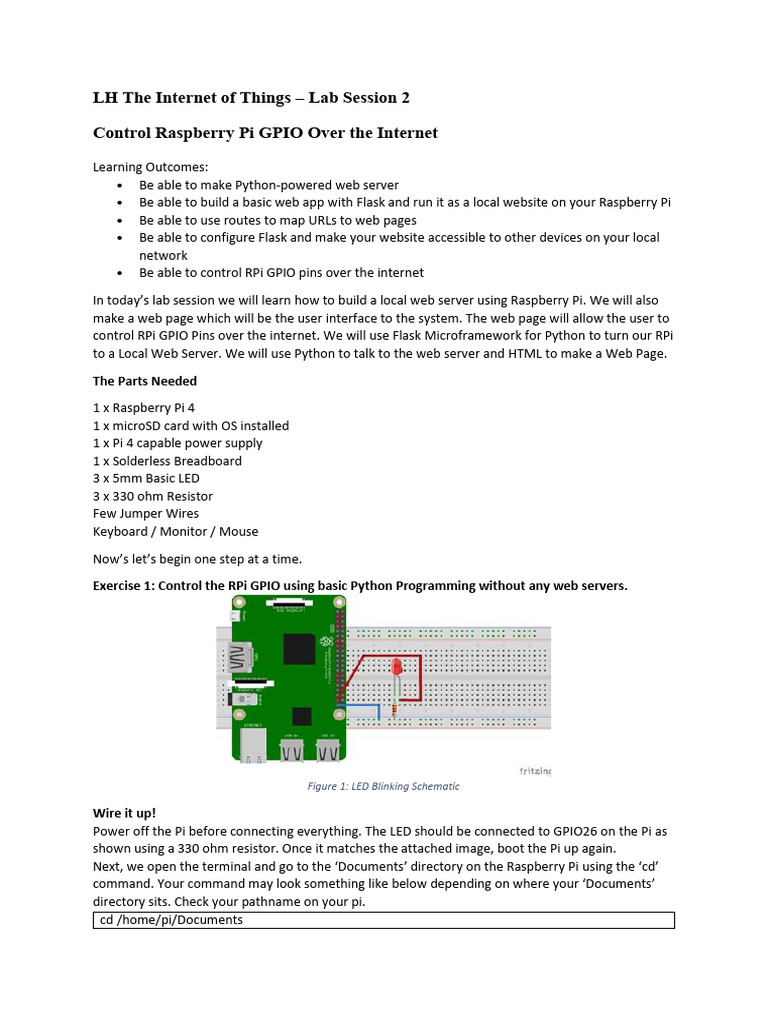 Lab 2 - LED Control Over The Internet | PDF | World Wide Web | Internet ...