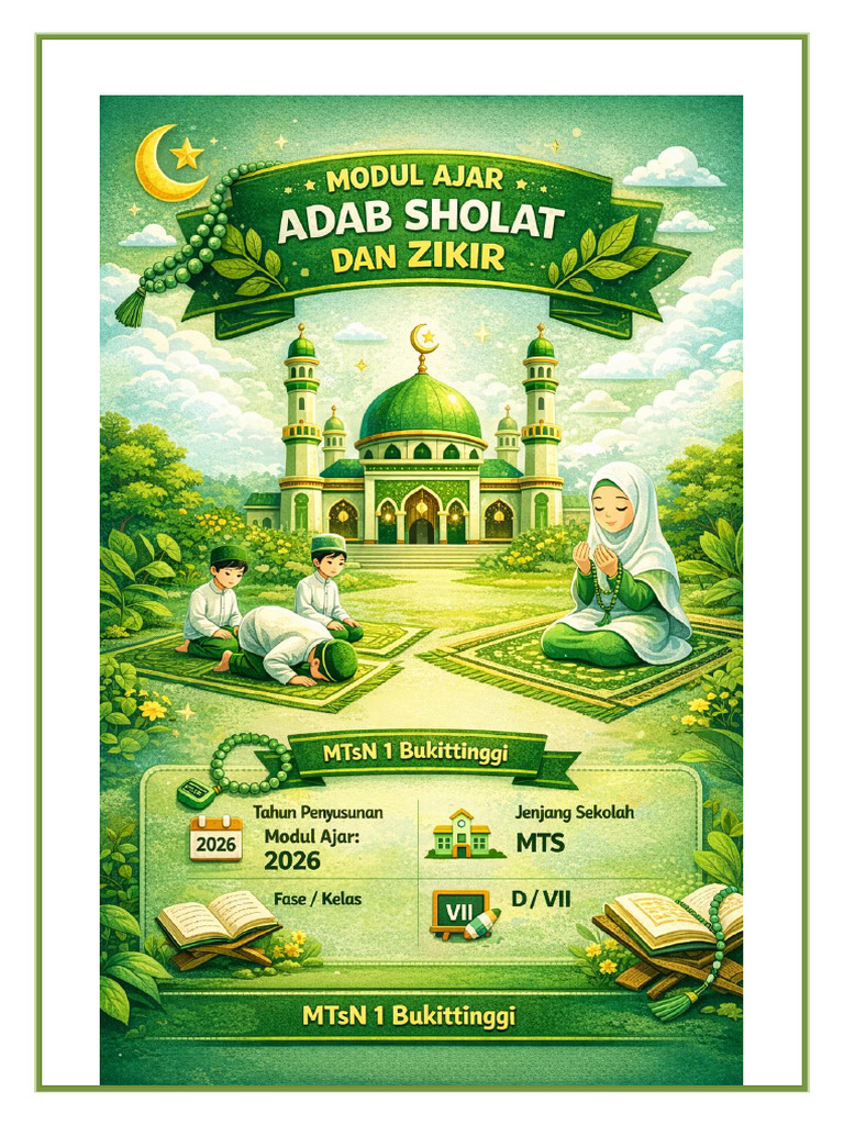 TEMPLATE MODUL AJAR, LKPD, Reva Wahyu Putri, M, 2123161, MTSN Kelas 7 | PDF