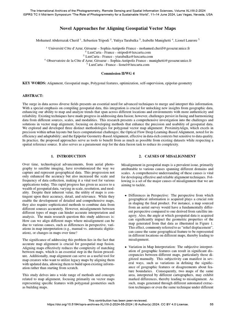 3mentor - Novel Approaches For Aligning Geospatial Vector Maps | PDF ...