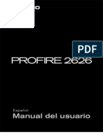ProFire 2626 User Guide (ES)