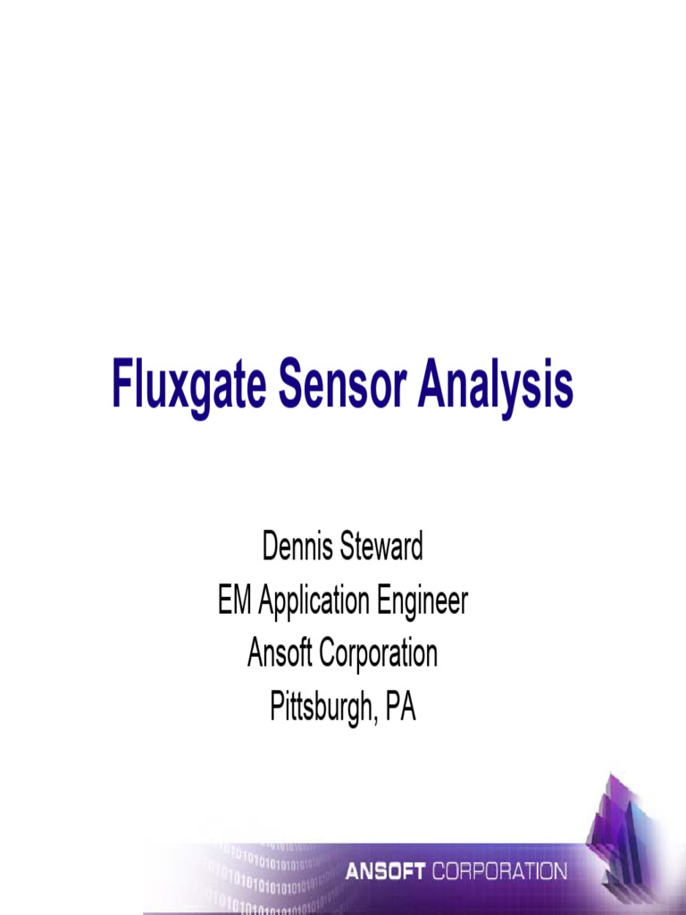 Flux Gate Sensor Analysis | PDF | Inductance | Magnetometer