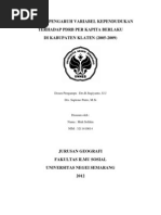 Download Analisis Pengaruh Variabel Kependudukan by Muhammad Solikin SN101697327 doc pdf