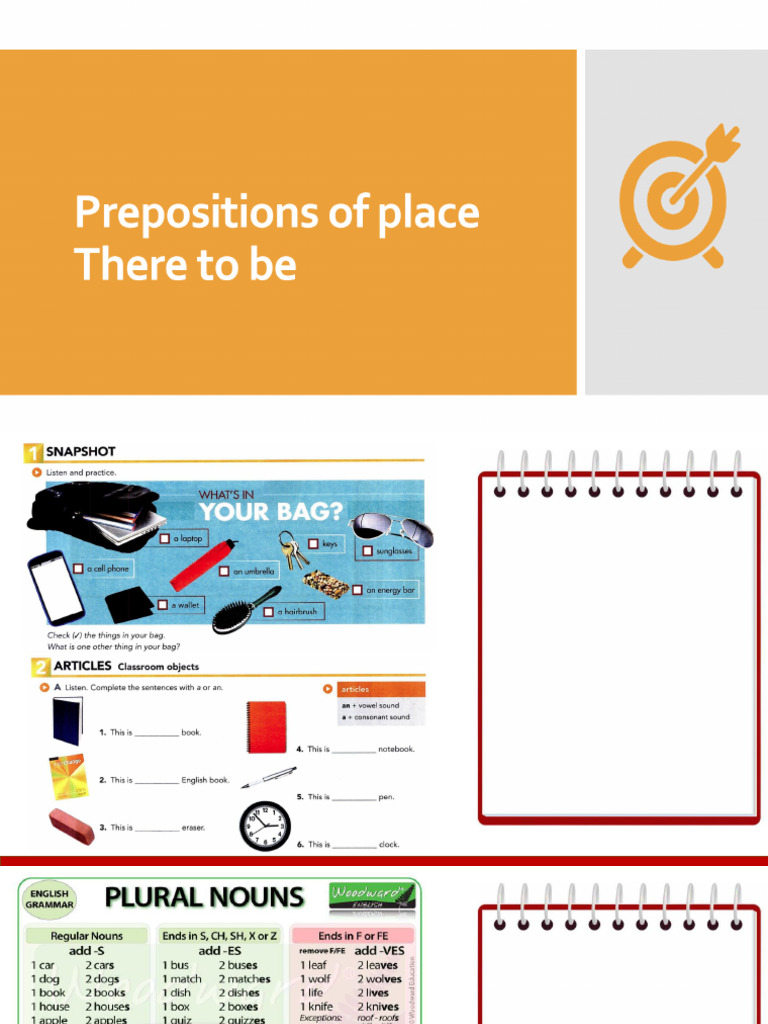 Plural and Prepositions of Place | PDF