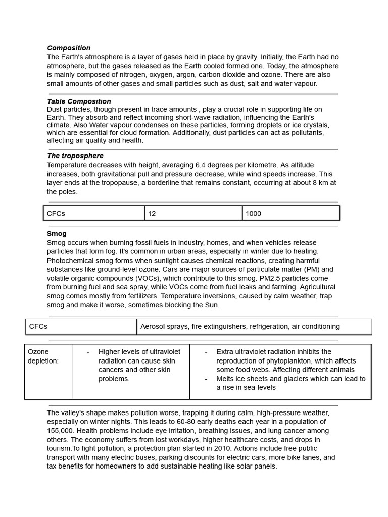 Enviornmental Management - Chapter 7 Presentation | PDF | Atmosphere Of ...