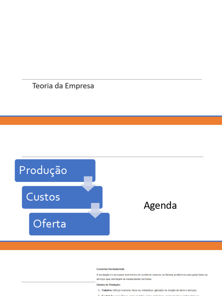 Teoria Da Empresa - PT | PDF