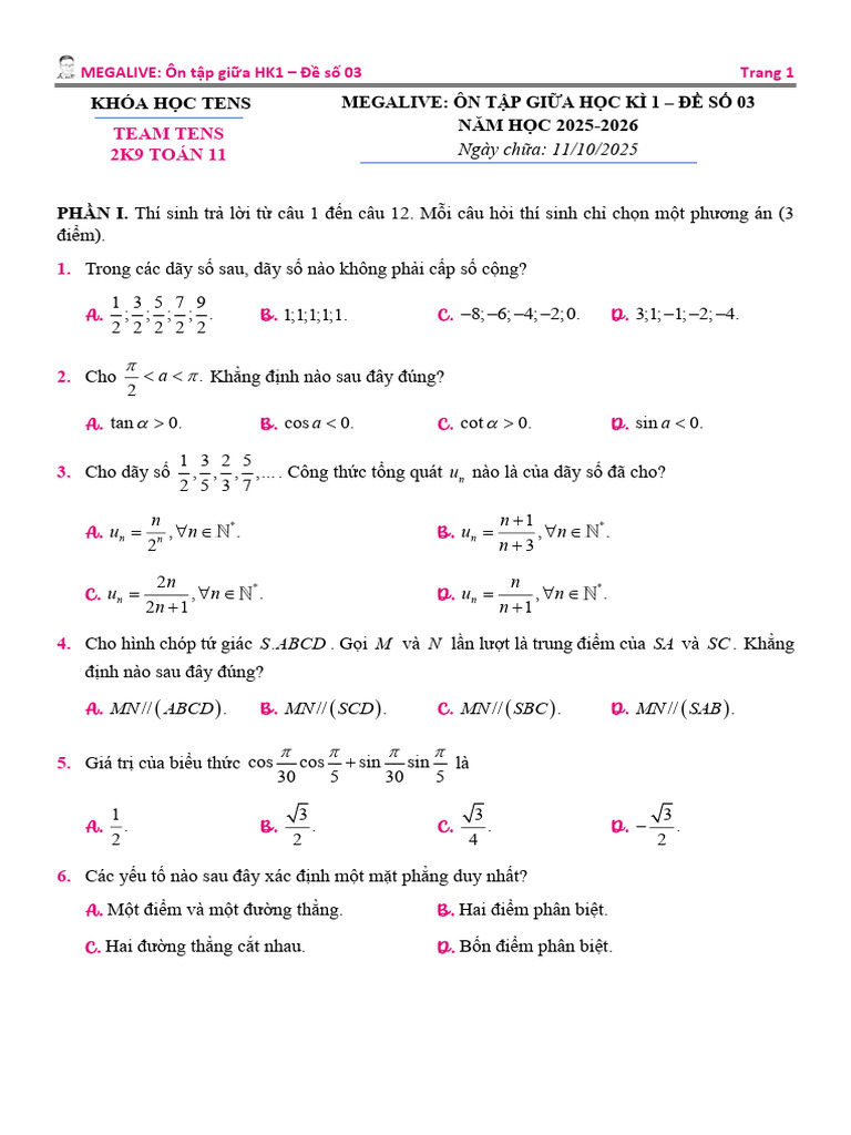 N T P Gi A hk1 To N 11 S 3 Tenschool 1760365829179171128544 | PDF