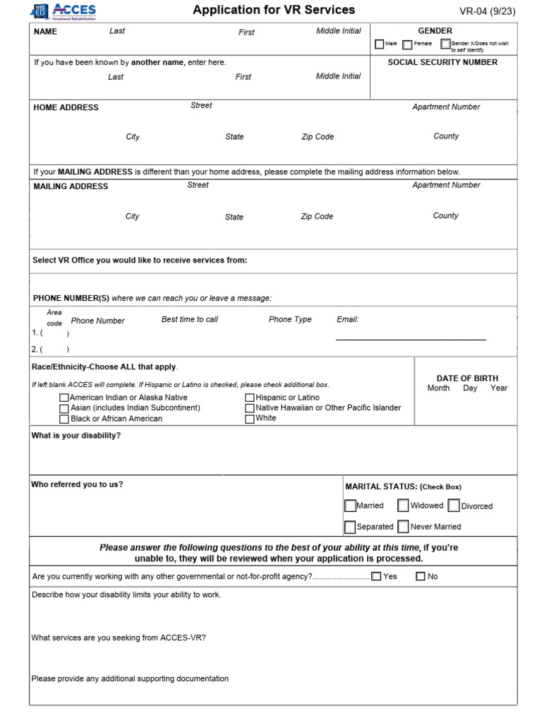 VR-04 - Application - English 12-9-16.doc - Vr04 | PDF